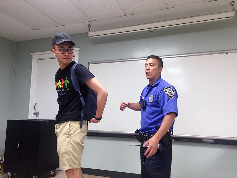 NYPD safety talk